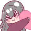 Стикер 7 Aiko Chan Emoj