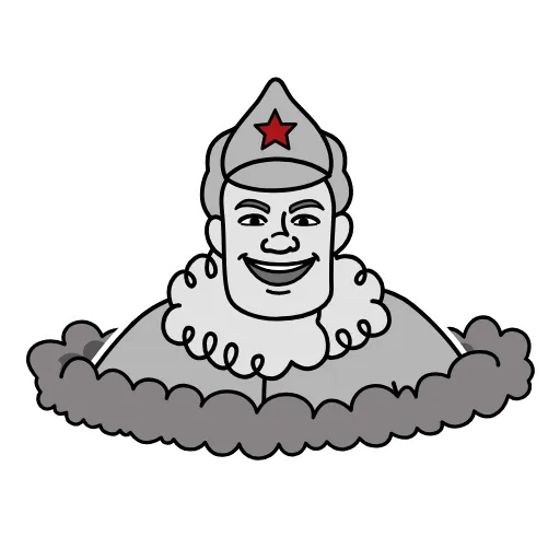 Стикер 14 Анимированный набор эмоджи к празднику 9 Мая День Победы