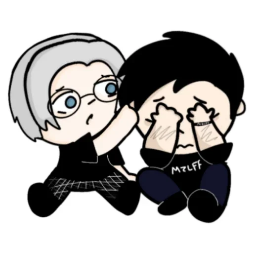 😭 Стикер «Мазейки и Мафаши» для Telegram