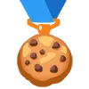 Стикер 32 🏅 Набор эмоджи со смайликами в виде медалей