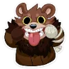 😛 Эмодзи «Медвежутка» для Telegram