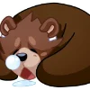 😪 Эмодзи «Медвежутка» для Telegram