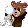 🤩 Эмодзи «Медвежутка» для Telegram