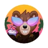 🏖 Эмодзи «Медвежутка» для Telegram