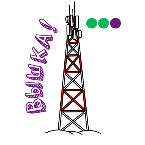 🗼 Стикер «Связь интернет и мобильник» для Telegram
