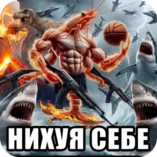 🖼 Стикер «МегаСуперКрутойСтикерпак» для Telegram