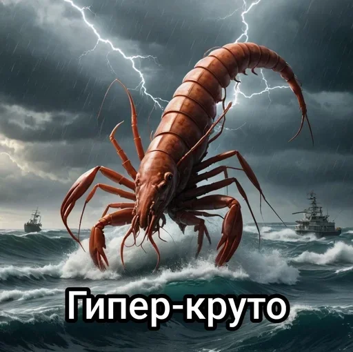 😎 Стикер «МегаСуперКрутойСтикерпак» для Telegram
