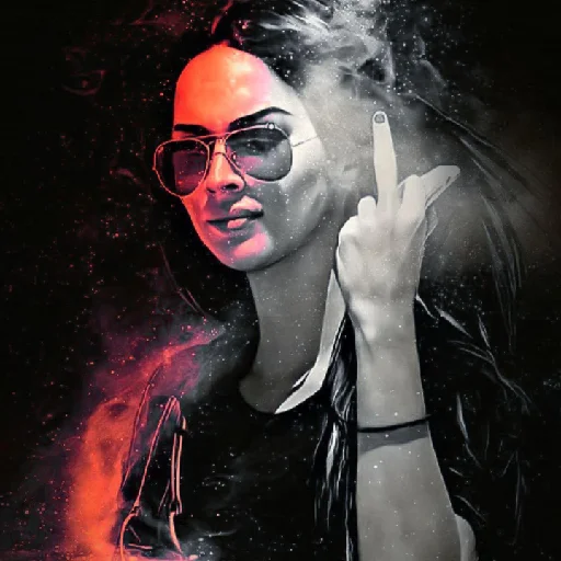Стикерпак Megan Fox Фэнтези. для Telegram