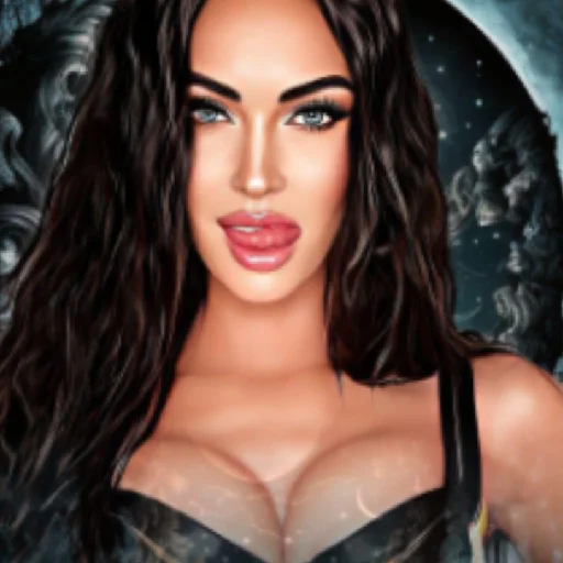 😋 Стикер «Megan Fox Фэнтези.» для Telegram