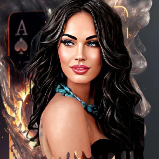 🤫 Стикер «Megan Fox Фэнтези.» для Telegram