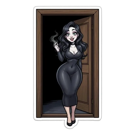 🚪 Стикер «МЭВИС — ЭТО НЕ ПРО ТЬМУ, ЭТО ПРО ЖАР,» для Telegram
