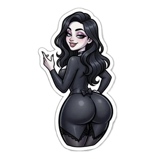 🍑 Стикер «МЭВИС — ЭТО НЕ ПРО ТЬМУ, ЭТО ПРО ЖАР,» для Telegram