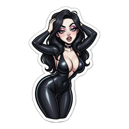 🥵 Стикер «МЭВИС — ЭТО НЕ ПРО ТЬМУ, ЭТО ПРО ЖАР,» для Telegram