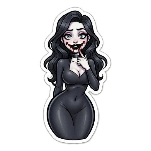 😈 Стикер «МЭВИС — ЭТО НЕ ПРО ТЬМУ, ЭТО ПРО ЖАР,» для Telegram