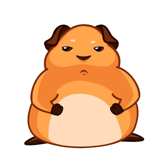 Стикер 11 Melie The Cavy