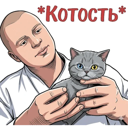 🐱 Стикер «MellStroy Stickers» для Telegram