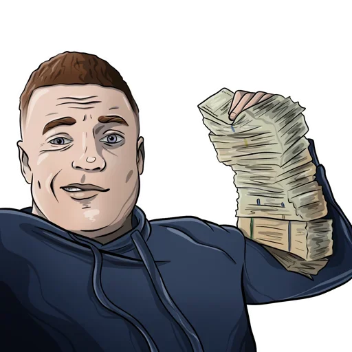💵 Стикер «Набор стикеров MELLSTROY был дополнен новинками в соавторстве с» для Telegram