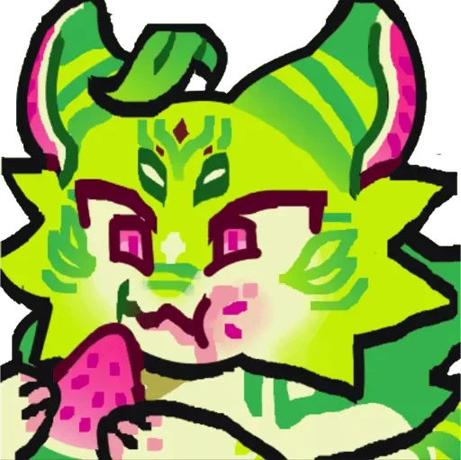 🍉 Стикер «Melon Shork» для Telegram