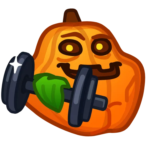 Стикер 34 Meme Pumpkins