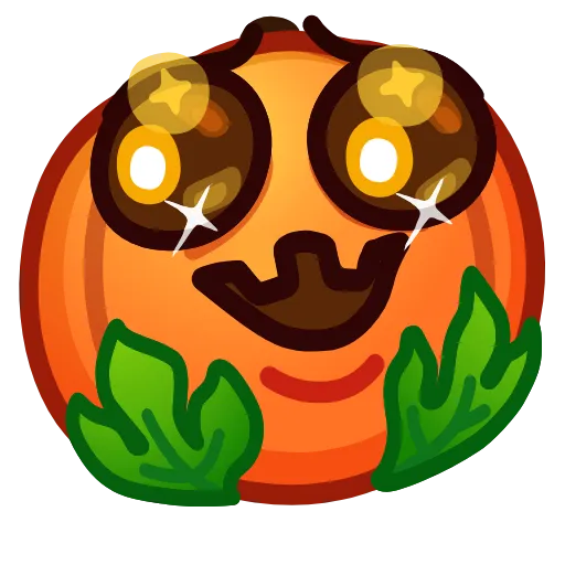 Стикер 11 Meme Pumpkins