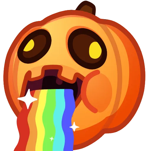 Стикер 32 Meme Pumpkins