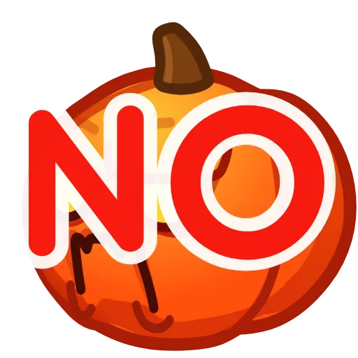 Стикер 16 Meme Pumpkins