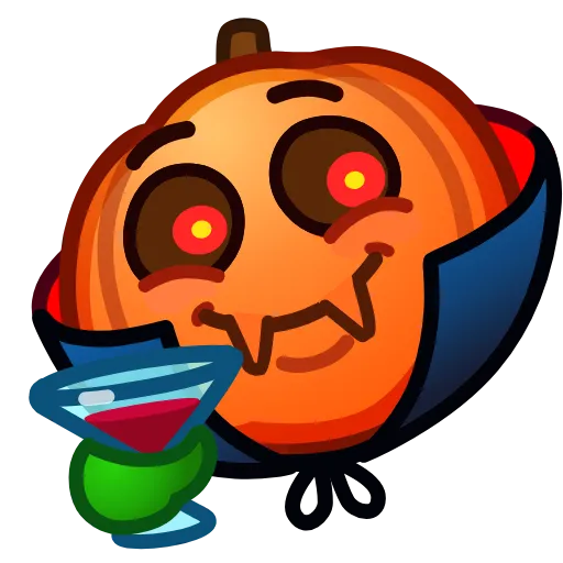 Стикер 9 Meme Pumpkins