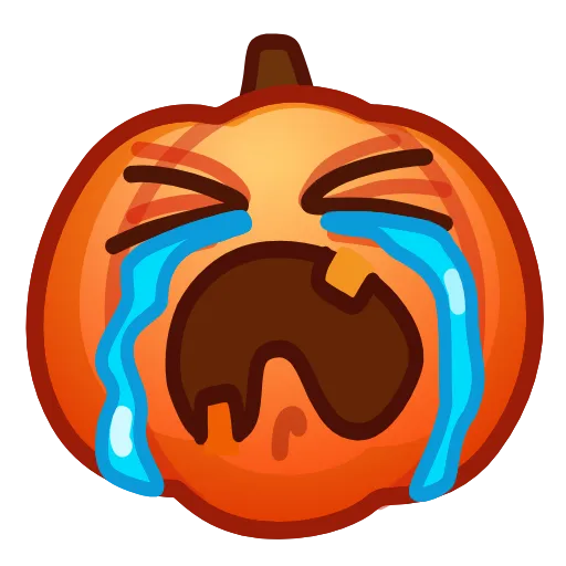 Стикер 5 Meme Pumpkins