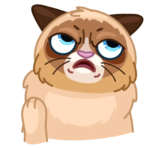 Стикер 30 Memes With Cats