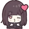 Стикер 16 Menhera Chibi