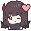 Стикер 10 Menhera Chibi