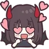 Стикер 3 Menhera Chibi