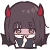 Стикер 15 Menhera Chibi