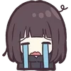 Стикер 18 Menhera Chibi