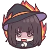 Стикер 9 Menhera Chibi