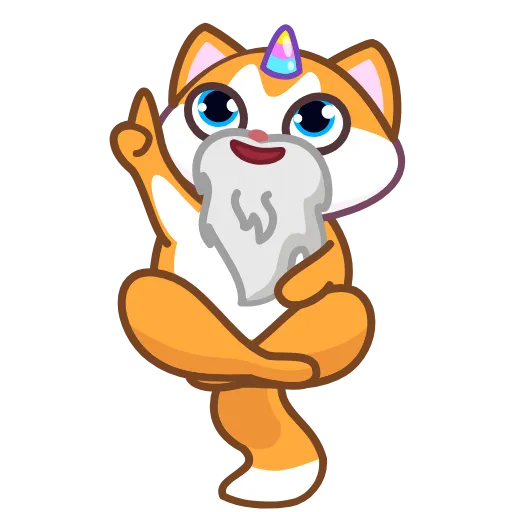 Стикер 18 MeowCorn