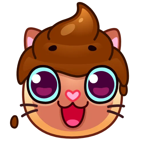 Стикер 34 Meow Emoji