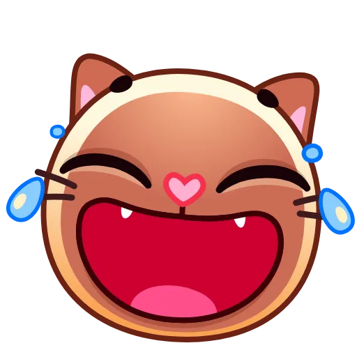 Стикер 3 Meow Emoji