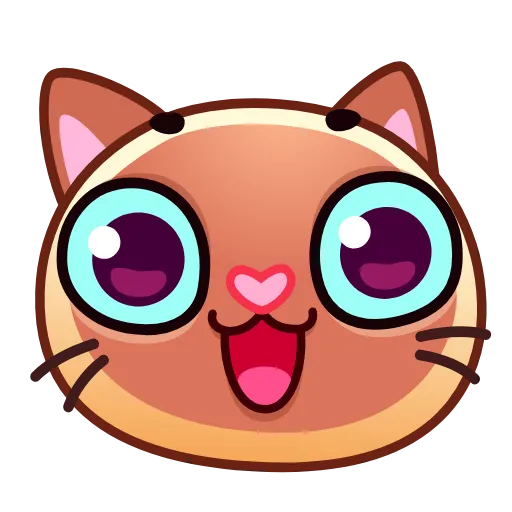 Стикер 7 Meow Emoji