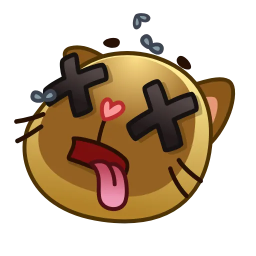 Стикер 28 Meow Emoji