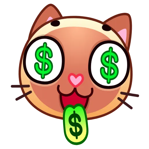 Стикер 32 Meow Emoji