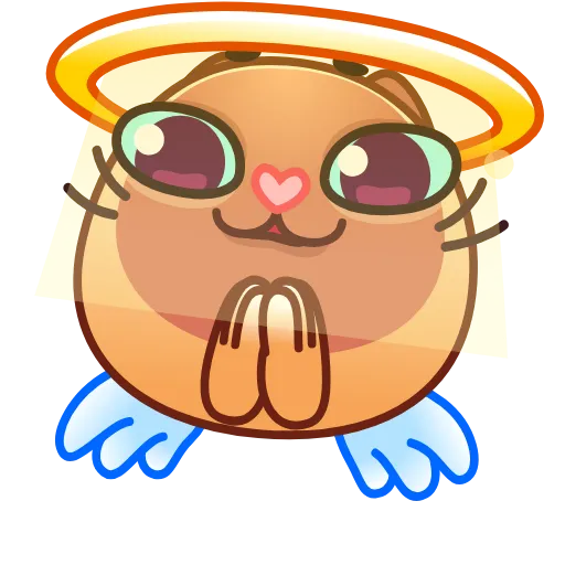 Стикер 5 Meow Emoji