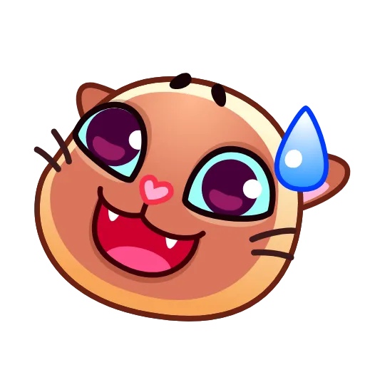Стикер 2 Meow Emoji