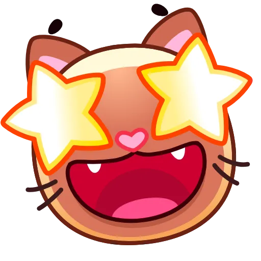 Стикер 11 Meow Emoji