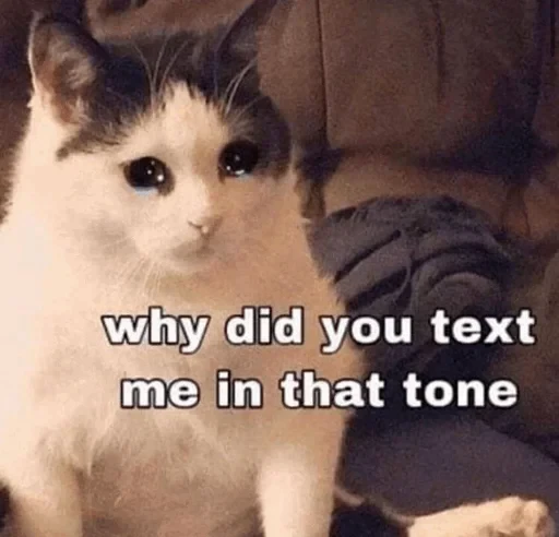 😢 Стикер «Meow Peow» для Telegram