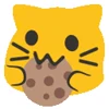 Стикер 45 Meowmoji animated