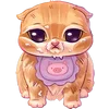 Стикер 11 Котёнок Мявс