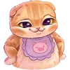 Стикер 16 Котёнок Мявс
