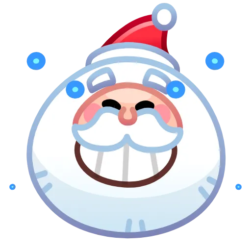 😂 Стикер «Merry Christmas Emoji» для Telegram