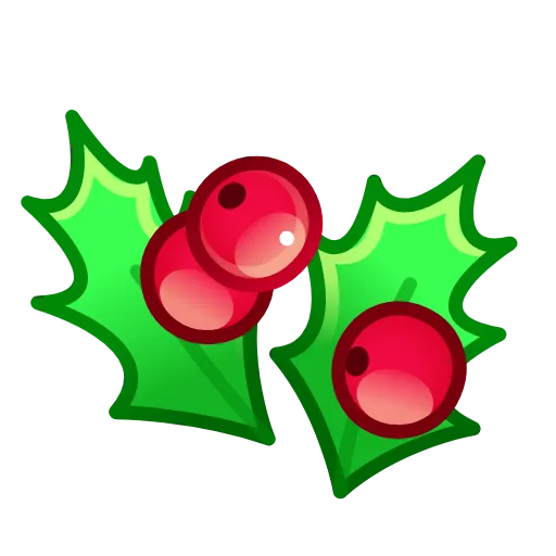 🫐 Стикер «Merry Christmas Emoji» для Telegram